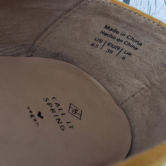 Call It Spring Vegan Flats, Size 8.5 - Picture 9 of 10